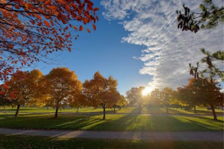 Millcroft Park green space near The Legacy Homes Burlington community in Millcroft Burlington Ontario