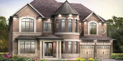 The Legacy Homes modern single-family house exterior with contemporary facade and landscaped front yard.