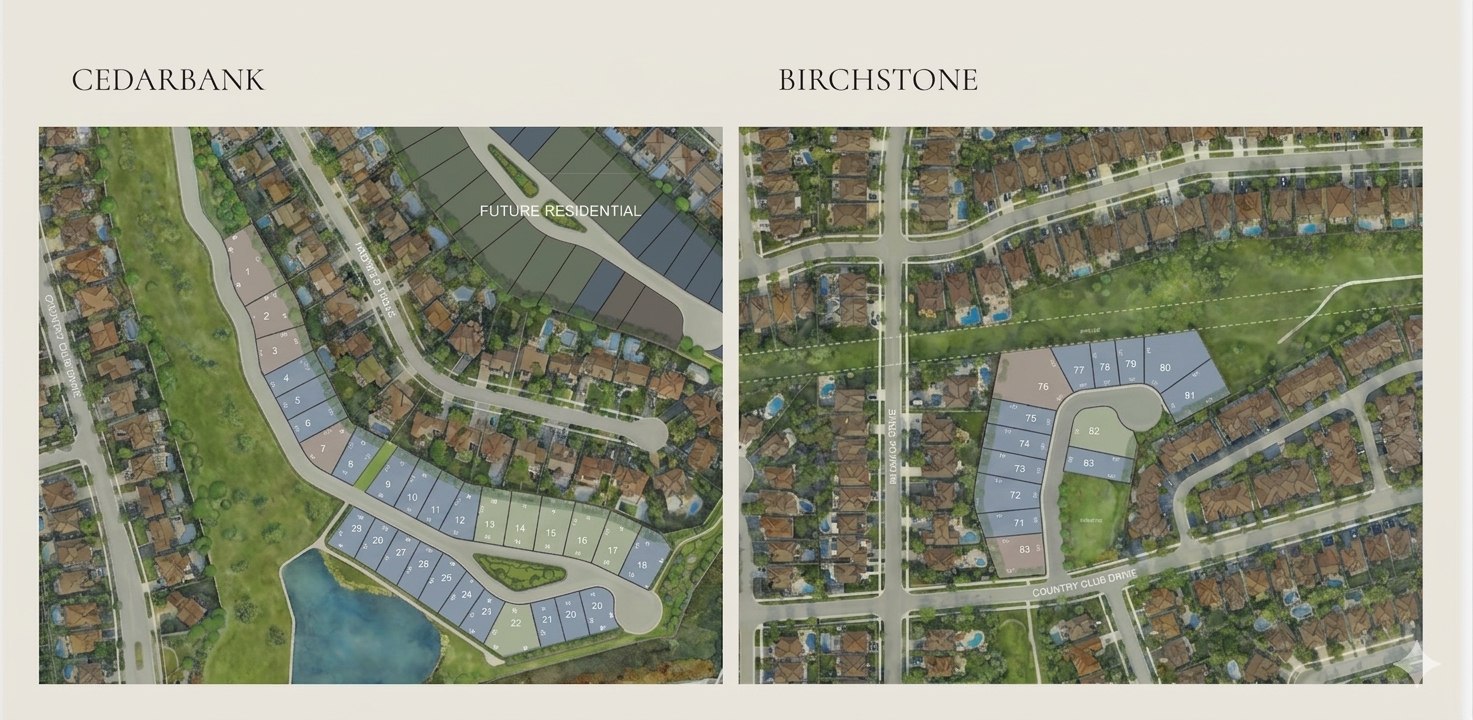 Legacy Homes Amenities Millcroft Burlington
